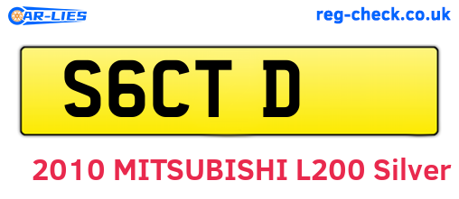 S6CTD are the vehicle registration plates.
