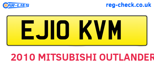 EJ10KVM are the vehicle registration plates.