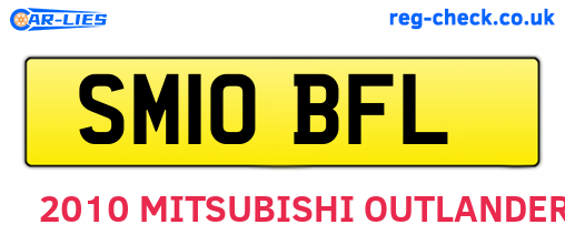 SM10BFL are the vehicle registration plates.