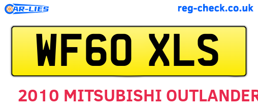 WF60XLS are the vehicle registration plates.