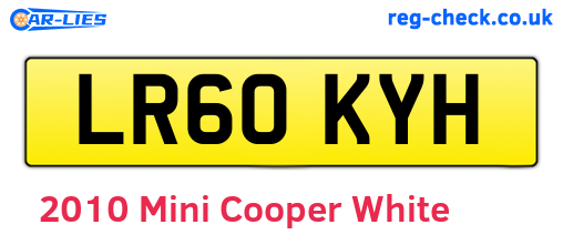 White 2010 Mini Cooper (LR60KYH)