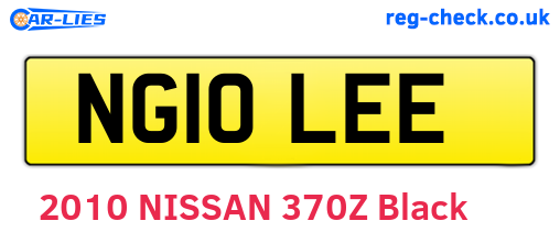NG10LEE are the vehicle registration plates.