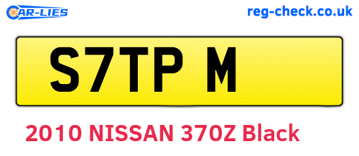 S7TPM are the vehicle registration plates.