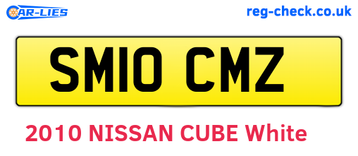 SM10CMZ are the vehicle registration plates.