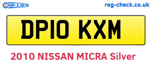 DP10KXM are the vehicle registration plates.