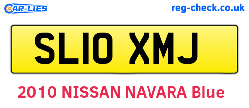 SL10XMJ are the vehicle registration plates.