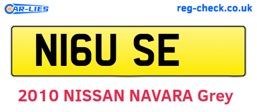 N16USE are the vehicle registration plates.