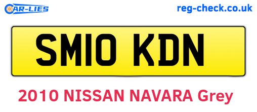 SM10KDN are the vehicle registration plates.