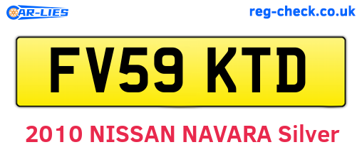 FV59KTD are the vehicle registration plates.
