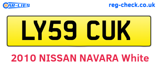 LY59CUK are the vehicle registration plates.