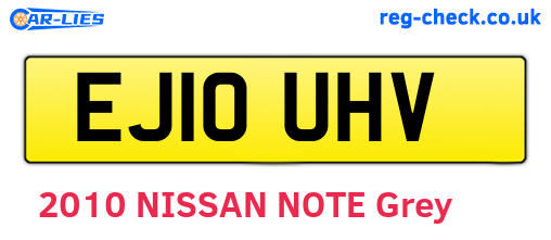 EJ10UHV are the vehicle registration plates.