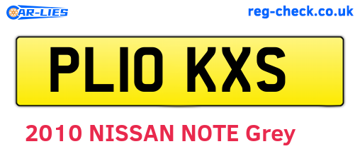 PL10KXS are the vehicle registration plates.