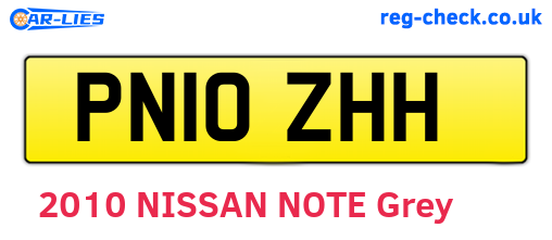 PN10ZHH are the vehicle registration plates.
