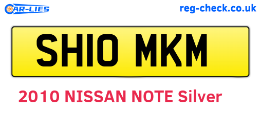 SH10MKM are the vehicle registration plates.