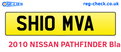 SH10MVA are the vehicle registration plates.