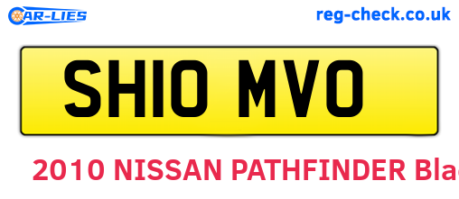 SH10MVO are the vehicle registration plates.