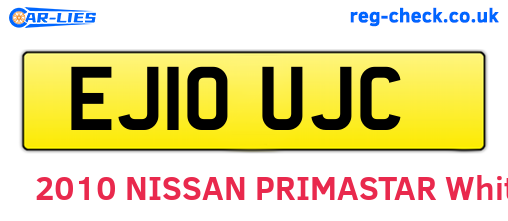 EJ10UJC are the vehicle registration plates.