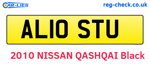 AL10STU are the vehicle registration plates.