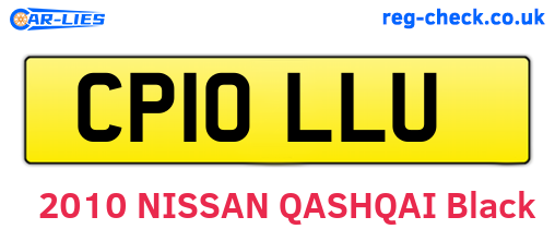 CP10LLU are the vehicle registration plates.