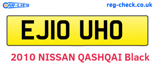 EJ10UHO are the vehicle registration plates.