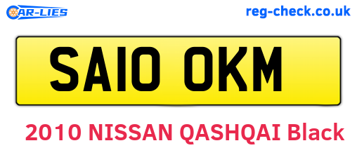SA10OKM are the vehicle registration plates.