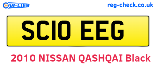 SC10EEG are the vehicle registration plates.