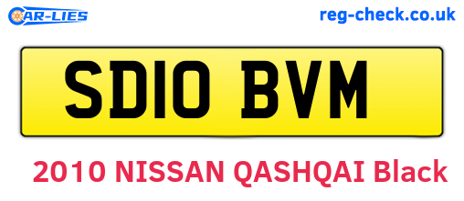 SD10BVM are the vehicle registration plates.