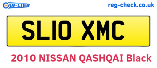 SL10XMC are the vehicle registration plates.