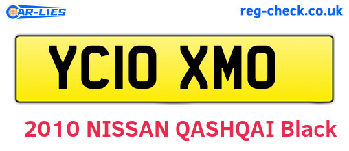 YC10XMO are the vehicle registration plates.