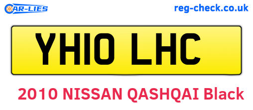 YH10LHC are the vehicle registration plates.