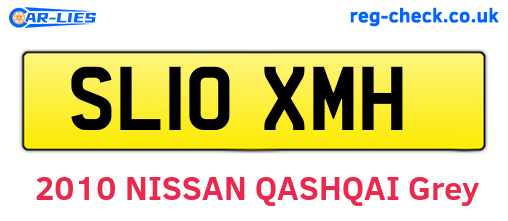 SL10XMH are the vehicle registration plates.