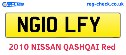 NG10LFY are the vehicle registration plates.