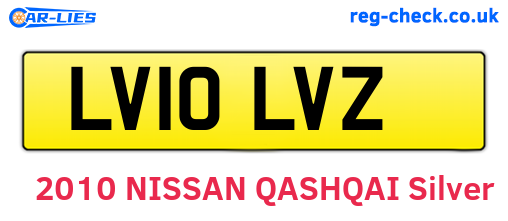 LV10LVZ are the vehicle registration plates.