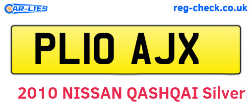 PL10AJX are the vehicle registration plates.