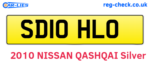 SD10HLO are the vehicle registration plates.