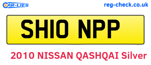 SH10NPP are the vehicle registration plates.