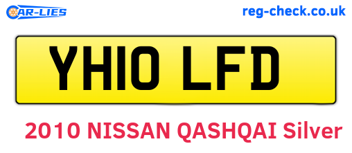 YH10LFD are the vehicle registration plates.