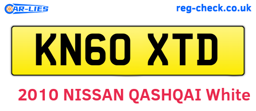 KN60XTD are the vehicle registration plates.