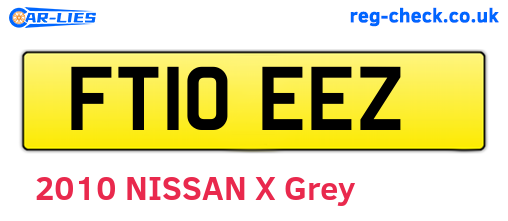 FT10EEZ are the vehicle registration plates.