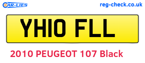 YH10FLL are the vehicle registration plates.