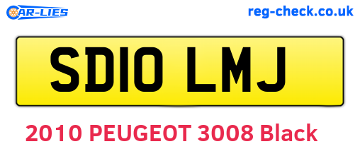 SD10LMJ are the vehicle registration plates.