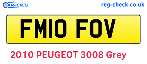 FM10FOV are the vehicle registration plates.