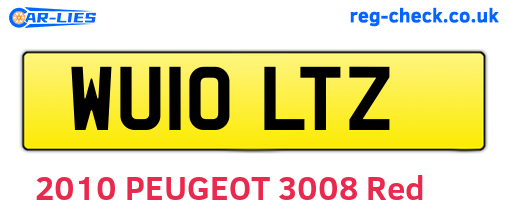 WU10LTZ are the vehicle registration plates.