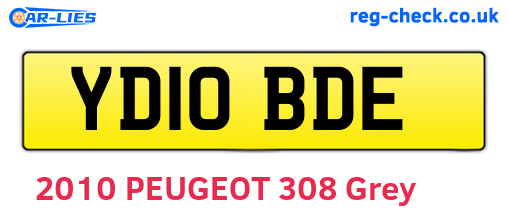 YD10BDE are the vehicle registration plates.