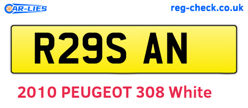 R29SAN are the vehicle registration plates.