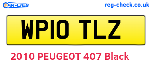 WP10TLZ are the vehicle registration plates.