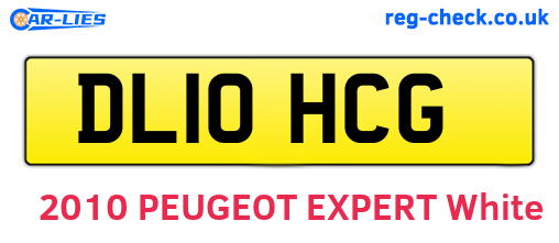DL10HCG are the vehicle registration plates.