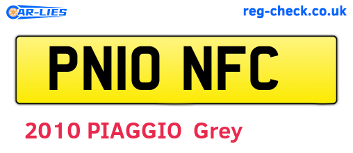 PN10NFC are the vehicle registration plates.