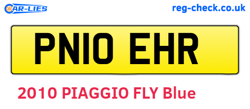 PN10EHR are the vehicle registration plates.