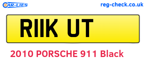 R11KUT are the vehicle registration plates.